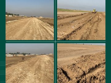 تداوم عملیات کوپال‌ریزی جاده مواصلاتی روستای ابوکبریه بخش غیزانیه